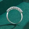 Cluster Rings 925 Silver Ring Women's Japanese And Korean Classic Foldable Instagram Finger With High Grade Ranking Wedding Jewelry