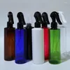 Lagerflaschen 20pcs 250 ml leere schwarze weiße Plastikflasche mit Triggersprühpumpe für Make -up -Nebel -Haushaltsreinigung