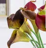 Fleurs décoratives fleur de soie artificielle fausse qualité calla