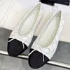 Casual Shoes 2024 Spring Summer Women Ballet Flat Sweet Bow-Knot Decor Round Toe With Slip On Female Lovely