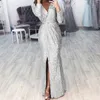 Casual Dresses Women Fashion-Forward Sexy Solid Color Leeveless Long Sleeve Sheath Dress Elegant And Pretty Women's Chic Glamorous