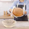 Baking Tools Banneton Liner Round Bread Proofing Basket Cloth Rattan Home Dough