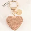 2024 Nuovo portachiavi amore a ciondolo di moda Rhinester Heart Auto Delizio Word Brand Borse Brand Bag Bag Borse