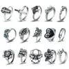 Ling Snake Old Coppia Testa Skull Poker A Card Love Dice Dice Uomini e Donne's Ring