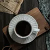 Tasses stoare tasse de café et soucoupe ensemble de style japonais
