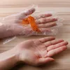 200Pcs/Box Disposable Food Plastic Gloves Household Kitchen Restaurant BBQ Fruit Vegetable PE Glove Dinning Beauty Accessories