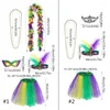 Haarclips Carnival Party Accessoires für Mardi Gras Festival Dekor glitzernde Stirnband -Requisiten Lieferungen Urlaub Dekoration xxfd