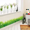 Window Stickers Glass Films Sticker Wall Waistline Quick DIY Easily Remove For Windows Door Mirror Home Decor Grass