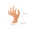 Gift Wrap Multi-function Ring Holder Hand-shaped Necklace Stand Plastic Jewelry Supply