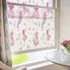 Window Stickers 45 200 cm Dicor Pink Fairy Glass Sticker Opaque Privacy Film for Home Decor BLT2164KJ