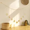 Tapestries Bohemian Wall Porch Metal Chain Pendant Fashion Simple Living Room Bedroom Sun Crescent Decoration