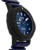 الساعات البانيري الأصيلة في مراقبة الرجال البرينا البحر غطس بحرية Quarantaquattro Blu Abisso Carbotech Mens Watch 1232 SSPL