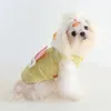 Hundkläder 2024 Höst- och vinteröron Little Dot Cotton Coat Cat Clothing Pet Valpkläder