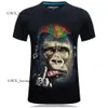 New Haikyuu Trendy Designer Play Men's T-Shirt 3D Printed Animal Funny Monkey T-Shirt Short Sleeve Luxury Fun Pot Belly Graphic Tees De 1757