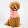Hundkläder kläder valp varm outfit bekväm husdjur jumpsuit vindtät termisk förtjockna kappa vinterjackor för fall kallt väder