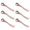 Coffee Scoops 6 Pcs For Creative Small Spoon Stirring Dessert Mixing Teaspoon Stainless Steel Tableware Easy To Dropship