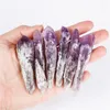 Decorative Figurines 1PC Natural Amethyst Quartz Cluster Crystal Wand Point Specimen Lucky Healing Stones And Crystals