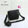 Topp tre -stycken Kvinnor Single Shoulder Bag Den mest multi Pocket Accessory Nylon Leather Messenger Cross Body Womens Handbag 2665