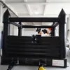 4.5 mlx4.5mwx3mh (15x15x10ft) Commercial Black Bounce House Jumping Bouncy Castle Bouncer gonflable pour l'événement de fête