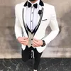 Erkekler Suitler Resmi İnce Takım Düğün Smokin Adam Damat Terazi Blazer Trajes de Hombre Ceket Yelek Pantolon