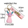 Fashion Cartoon Movie personnage Keychain Rubber and Key Ring pour sac à dos