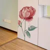 Fensteraufkleber Spot abnehmbarer maßgefertigter transparenter PVC Wohnzimmer Schlafzimmer Badezimmer Dekorative Wand Großhandel Blume