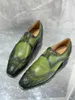 Casual Shoes Oxford äkta läder brogue klänning klassisk affärsformell man handgjorda män