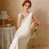 Women's Sleepwear Women Sexy Sleeveless Night Dress Summer Sweet Nightwear Lace Modal Nightgown Princess Lingerie Fairy