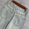 Hög version M6 Home Spring/Summer Washed Classic Minimalist Pocket Straight Ben Maisted Soft Jeans