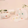 Bibs Burp Cloths 1pcs Pure Cotton Square Towel Newborn Baby Towel Dual-use Baby Bibs Childrens Handkerchief Triangle Feeding Y240415Y240417QLHU