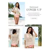 DOKOTOO MULHER SUBLEM SUCLO DE CUSTO CUSTO CUSTO DE MANDO CUSTO CASUAL CROCHET HOLO TOPS TOPS PULLOVER CHANVER COBERTURA DE PRAIA