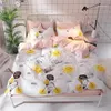 Bedding Define têxteis caseiros cinza garoto adolescente cacto de cama lenom garotas meninas árvores de Natal Padrão de edredão travesseiro lençóis planos