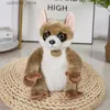 Animaux en peluche en peluche Lemur Catta duvelu du dulufy Real Life en peluche Lémur en peluche Toy sauvages Animaux Soft Doll Kid