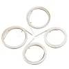 Cabos 4pcs Ivory White Guitar ABS Bindings Purflings Tiras de 6x1,5 mm de espessura