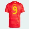 2024spanish jersey futebol camisa nacional uniforme 23 24 25 J. Hermoso Aitana Marinoa Sergio Esther Morata Jordi Alba Jersey Kit Futebol Men