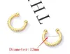 2024 stud stud vintage 2020 Fashion Crystal Ear Clip arocrings for Women Girls No Puncing Punk Rock Charilage Mewring Jewelry Bijoux Accort