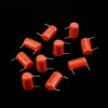 مخزون الجيتار .022uf 600V SPRAGUE GUITAR CAPACITORS 715P ORANGE DROP CAPS CAPS Guitar Tone Cap Capitors Drop Shipping