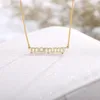 Pendant Necklaces 2021 Collier Femme Fashion Letter Stainless Steel Long Chain Mommy Pendants Mother Day Birthday Gifts260L