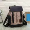 Backpack de grande capacidade Bolsa de bagagem masculina madeir