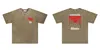 Rhude T Shirts Mens Designer Shirt Dames Trendy Rhude Brand Shorts Fashion kleding Deur Wash om oude korte mouwen gedrukt patroon T-shirt 735 te maken