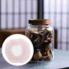 Storage Bottles Glass Jars Reusable Covers Candy Supplies Sealed Kitchen Lid Cloth Parts Bottle Lids Replacement