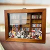 장식 인형 창조적 인 반불 한 책장 장식품은 불안 미니어처 북 박스를 흔들어 놓는 작은 도서관 캐비닛