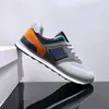 Designer Fashion Mens Trainers N574 Running Shoes B574 UNC 574 Rich Paul 574S Leon Dore White Navy Oak Leaf Green Orange Women Sneakers 36-45 N3