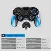 GamePads Ipega PG9090 Bluetooth 2.4g беспроводной игры Gamepad для ПК Win7/Win8/Win10 Android смарт -телефоны смартфона с смартфоном Android