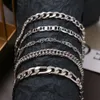 Bracelet Fashion Metal Cuban Chain Multi Layered Punk Style Personalized Student Hip Hop Handicraft