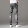 Designer Jeans for Mens end New Spring/Summer Jeans Men's Elastic Straight Fit Casual Minimalist Business denim Pants Fashion pants