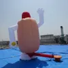 6m 20 pieds de haut mignon publicitaire Carton de hot-dog gonflable, ballon de saucisse gonflable géant pour promotion