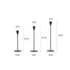 Bandlers 3pcs Nordic Metal Candlestick Simple Wedding Decoration Bar Party Home Living Room Table Ornement