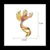 Storage Bags Enamel Phoenix Bird Brooches For Women Men Beauty Party Office Brooch Pin Gifts A