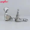 Cables GUYKER Chrome Silver Upgraded version Tuners Electric Guitar Machine Heads Tuners